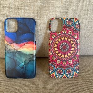 iPhone 11 - Colorful Mandala and Abstract Design Phone Cases